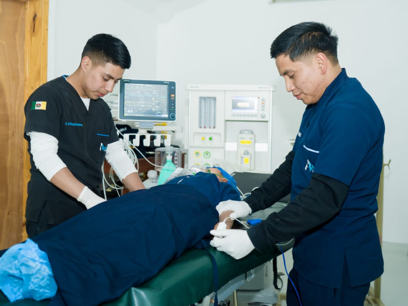 electrocardiograma en cabrican centro medico mayo